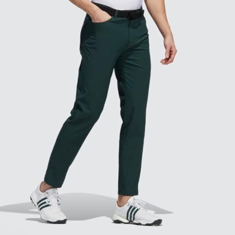 adidas Men's Go-to 5-Pocket Golf Pants Shadow Green Size 44 X 34 NEW/NWT